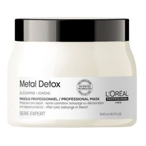 Máscara Protectora Metal Detox Loreal Pro 500 Ml